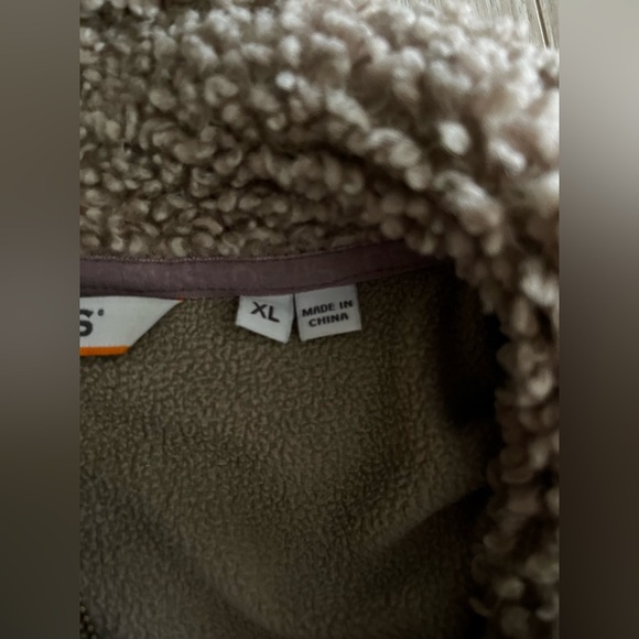 Orvis Women’s Sherpa Fleece Lined Jacket Light Beige - Size XL - Picture 4 of 8